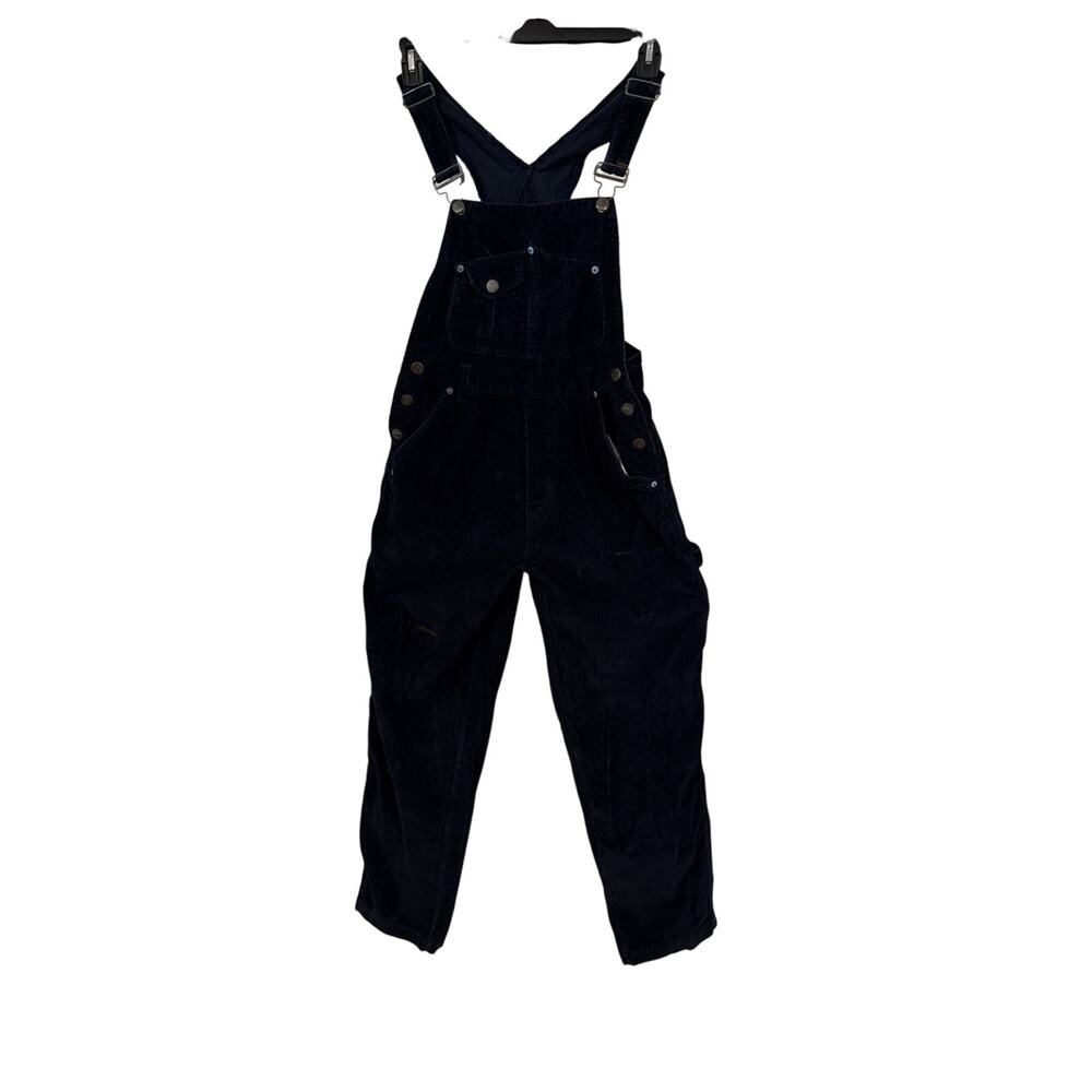 Rue 21 Vintage Corduroy Overalls Dark Blue 100% Cotton Size Small